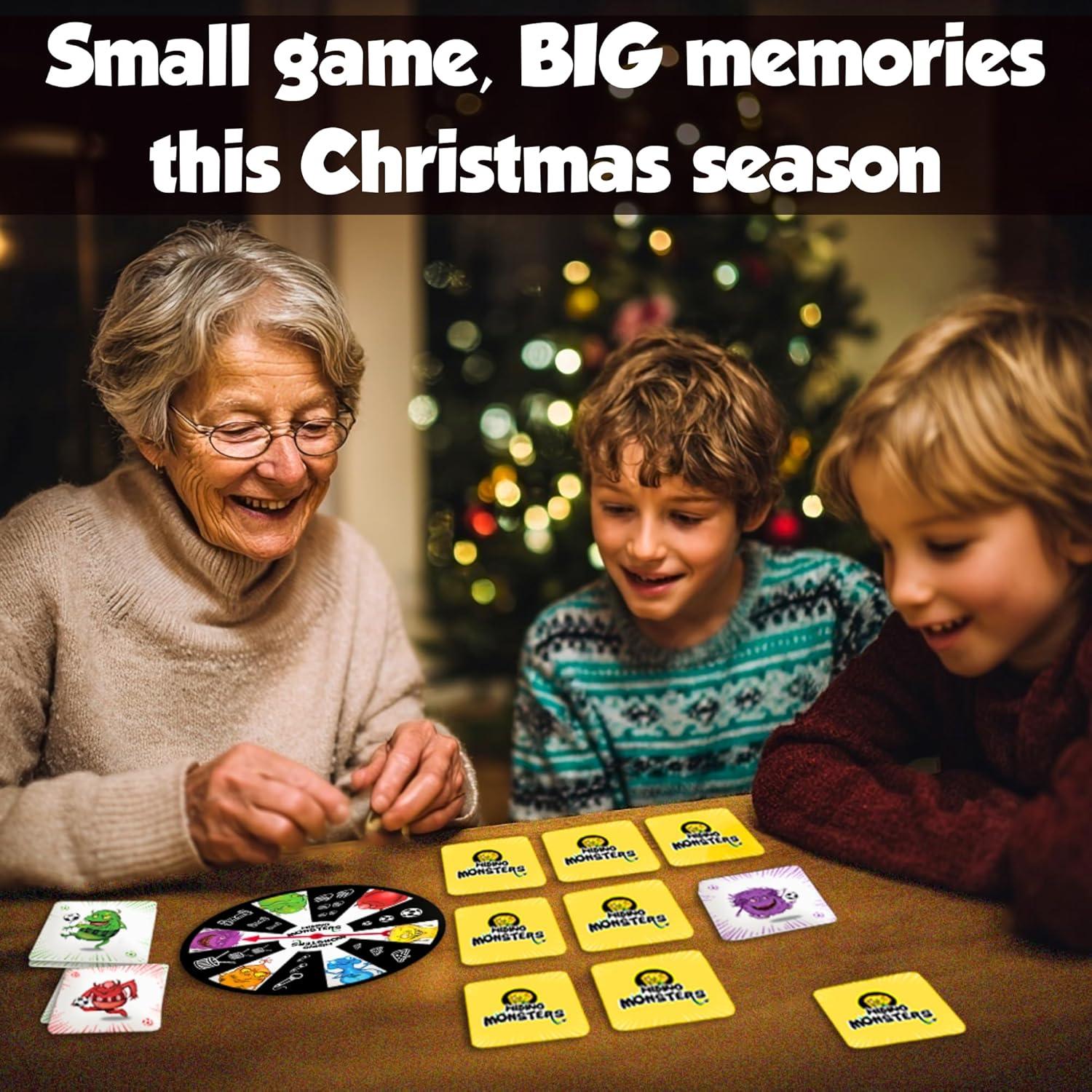 Juego de Cartas de Memoria Escondiendo Monstruos DIDAYO