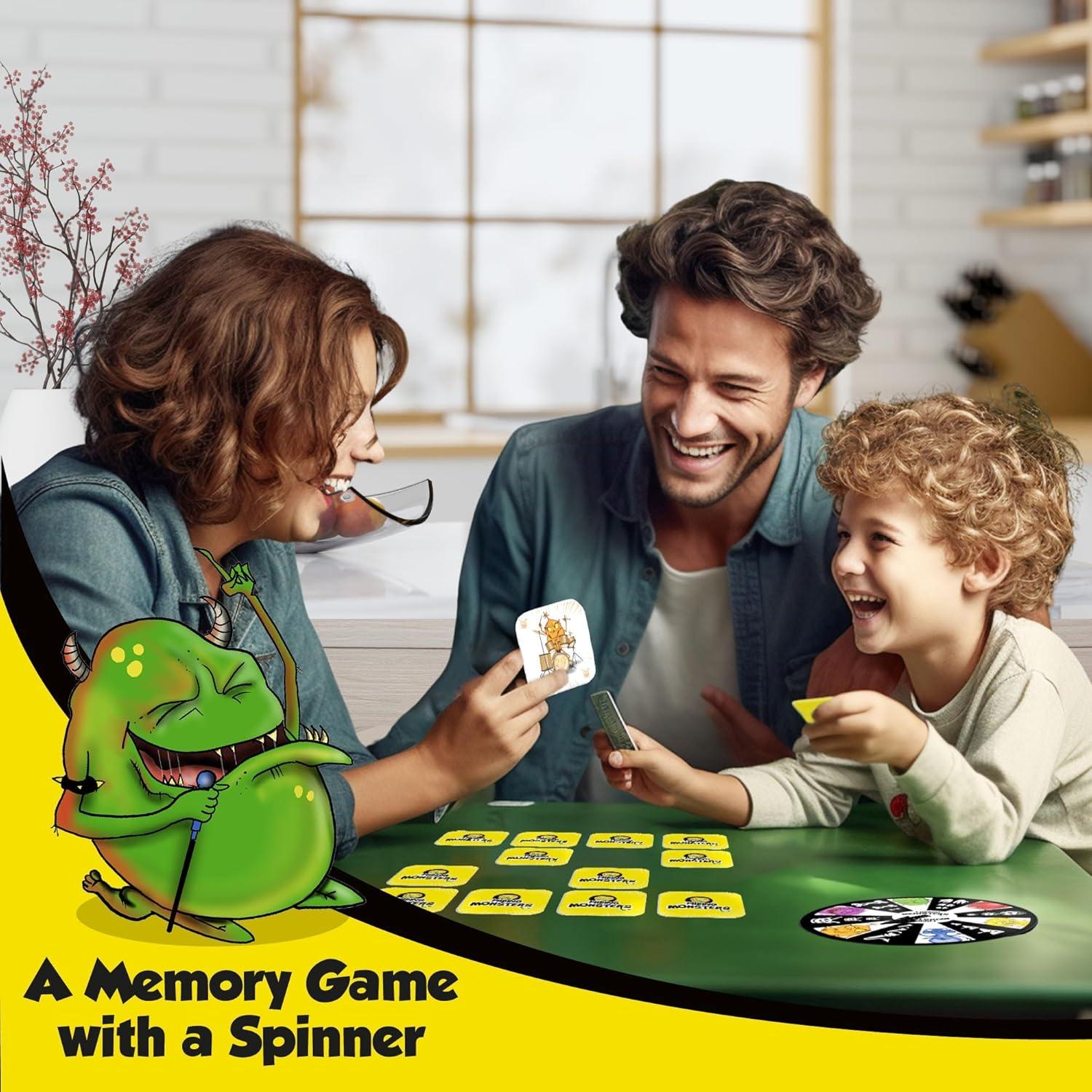 Juego de Cartas de Memoria Escondiendo Monstruos DIDAYO