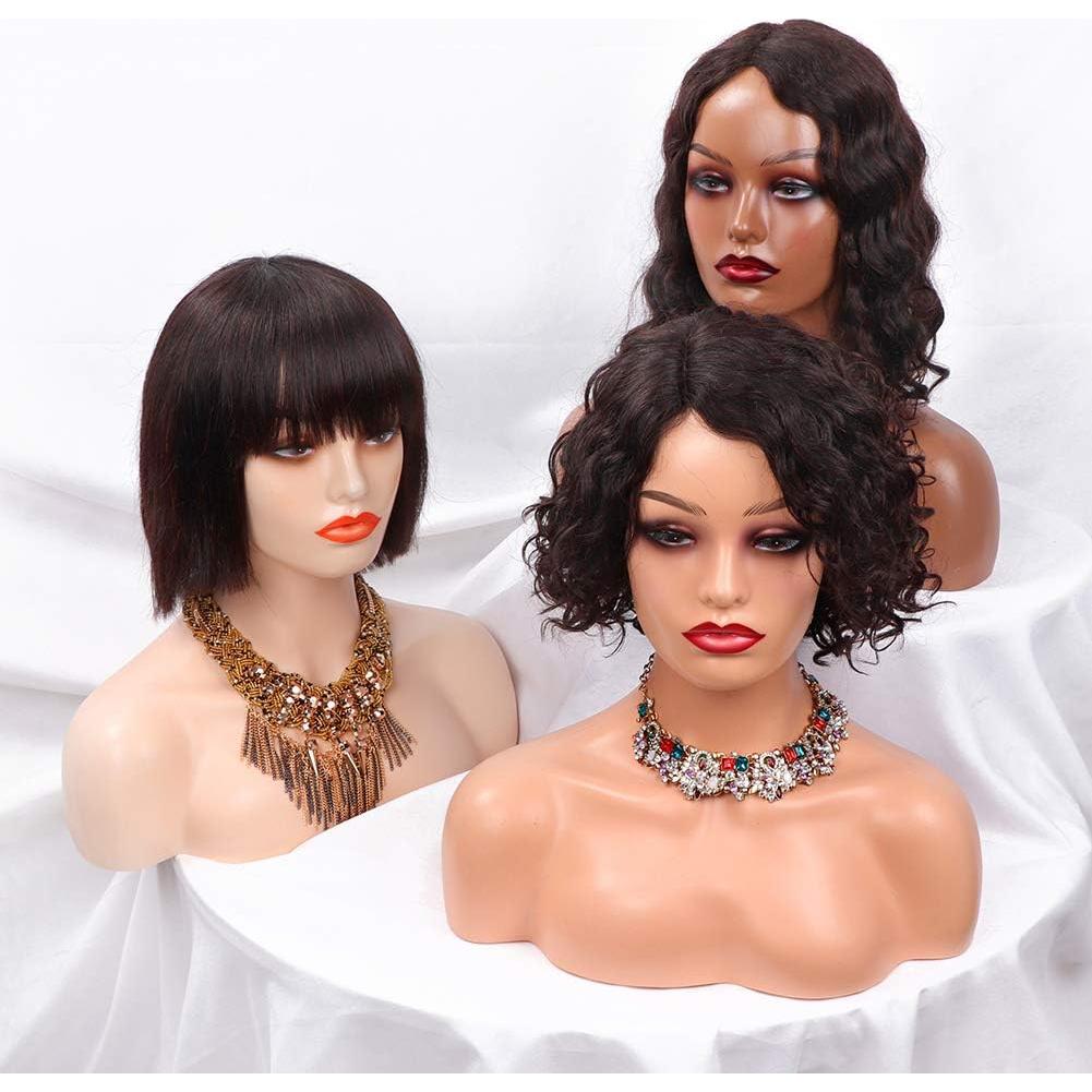 Cabeza de Maniquí Femenina Realista Nunify 52 cm con Hombros