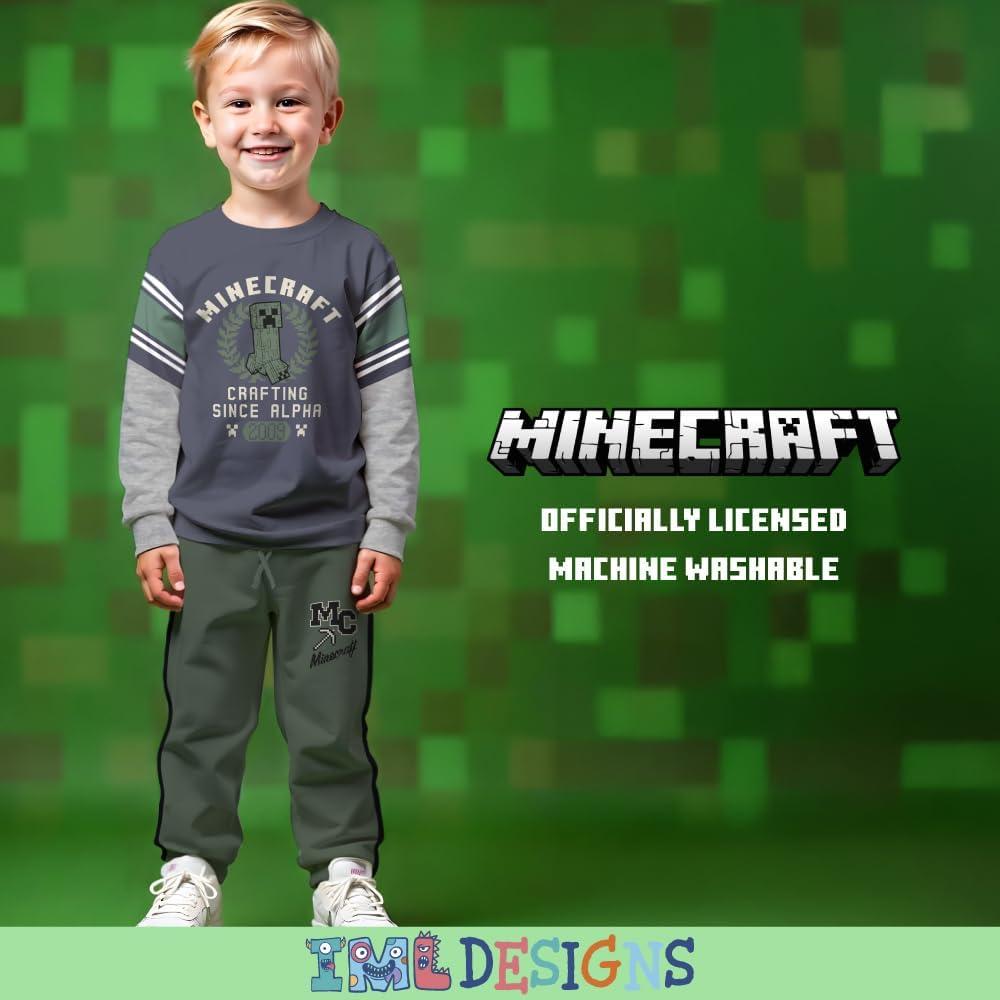 Conjunto de Ropa Minecraft para Niños - Camiseta y Jogger