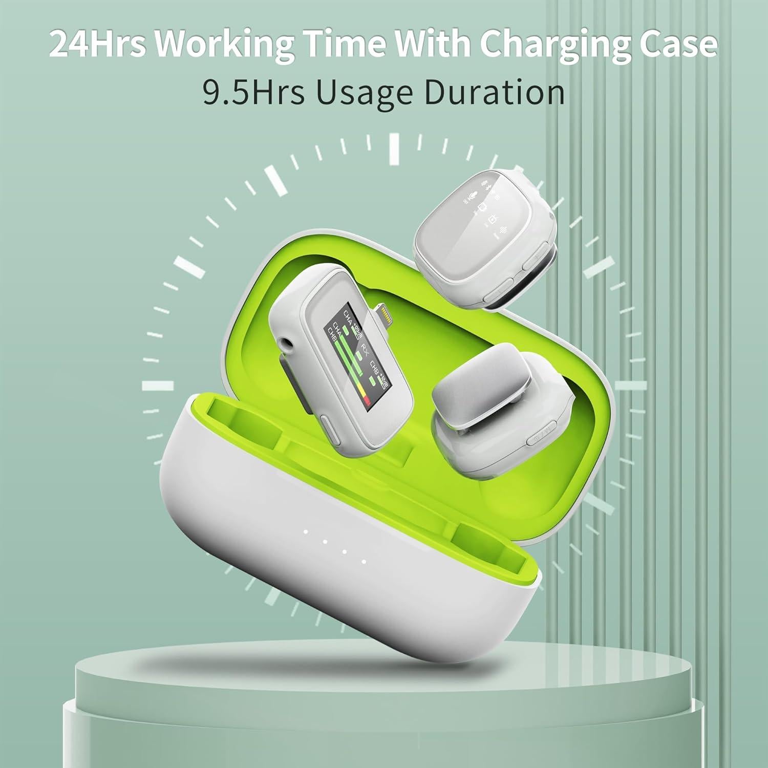 Micrófono Inalámbrico Lavalier Tokdance TDS7 para Vlogging