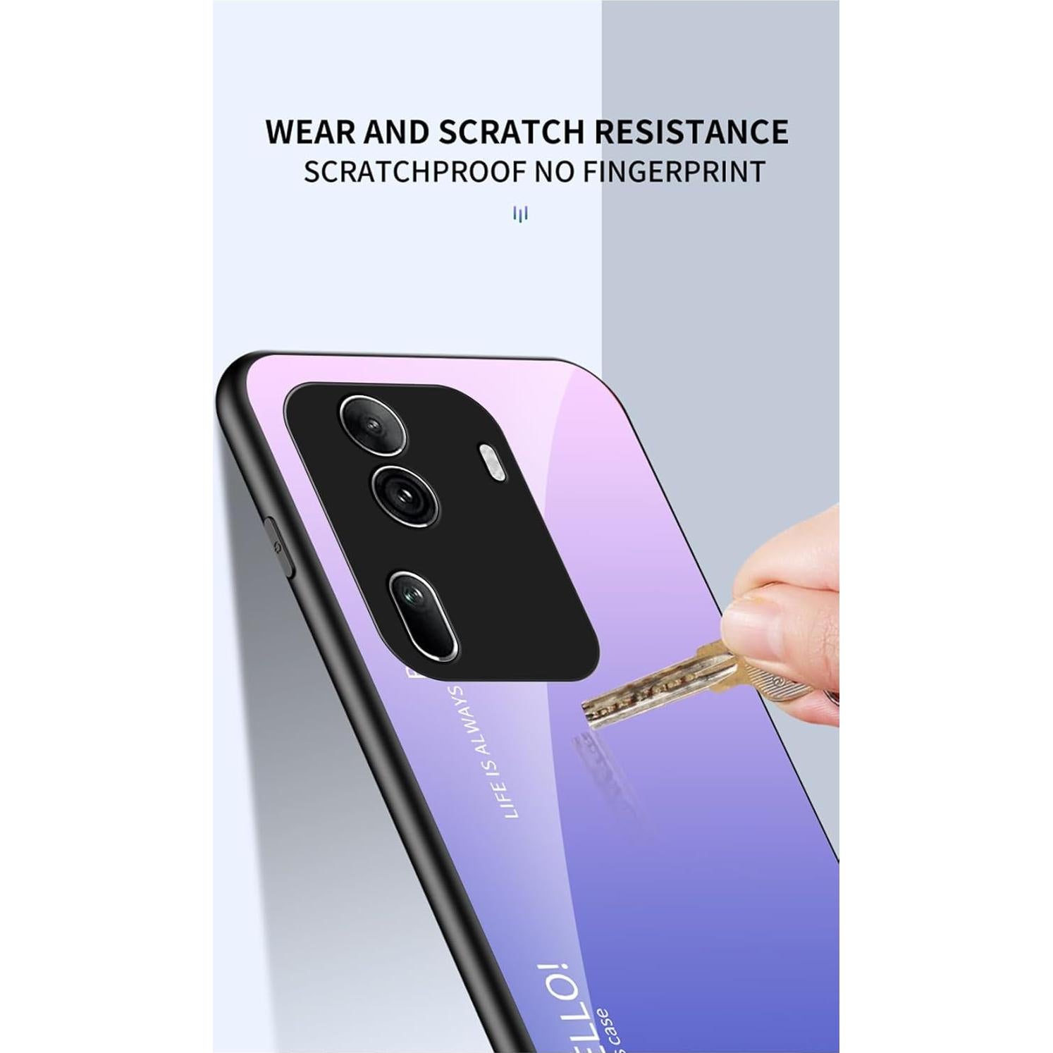 Funda de Teléfono Rfvzubemok para Vivo S1 4G 1907 Negra 3 Capas