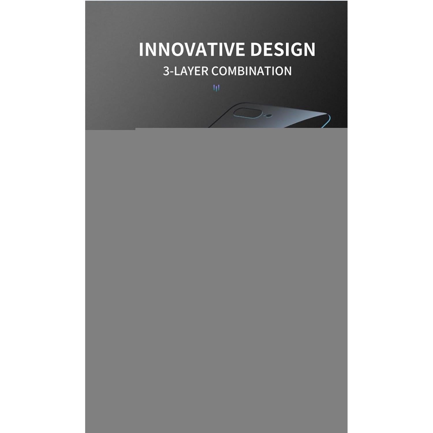 Funda de Teléfono Rfvzubemok para Vivo S1 4G 1907 Negra 3 Capas