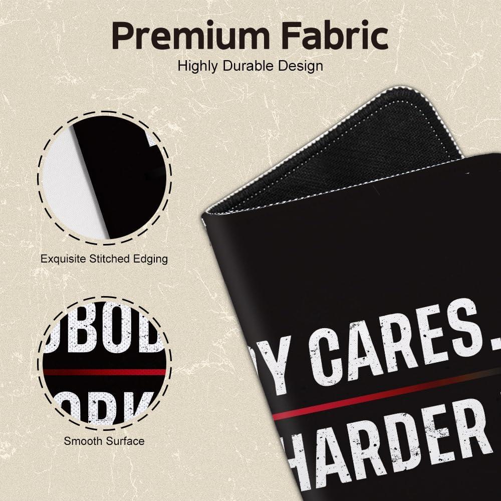 Alfombrilla de Ratón PUVOXHO Antideslizante 25.8x21cm Negra