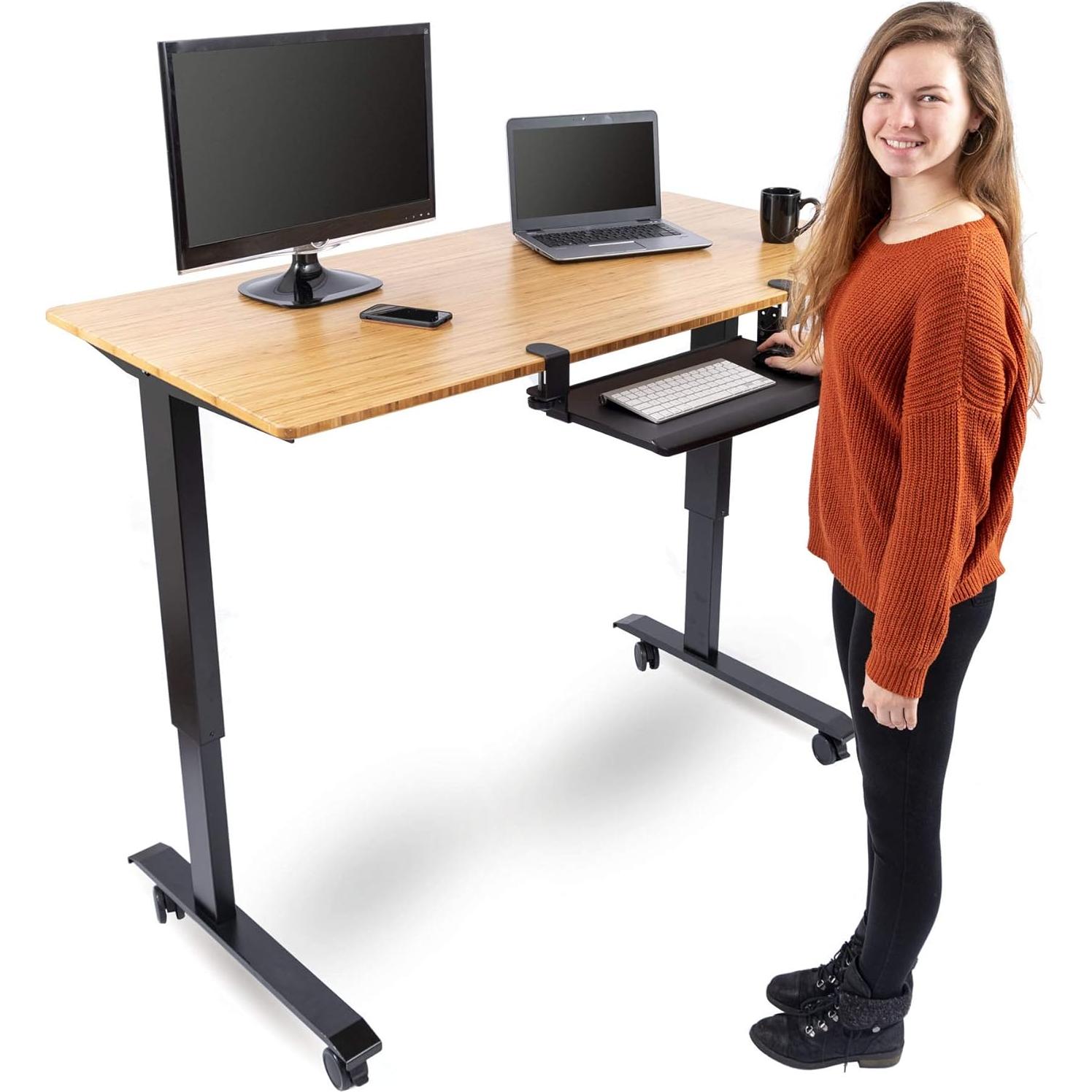 Soporte de Escritorio Compacto S Stand Up Desk Store Negro