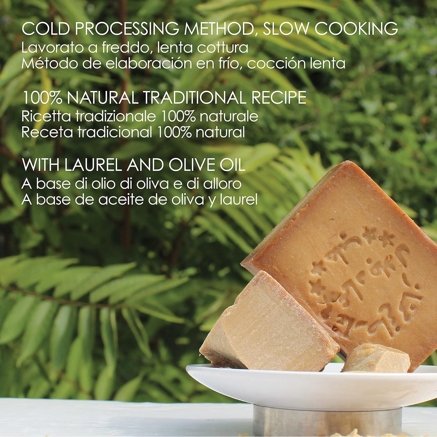 Jabón de Alepo LYNPHA VITALE 200g con Aceite de Oliva y Laurel