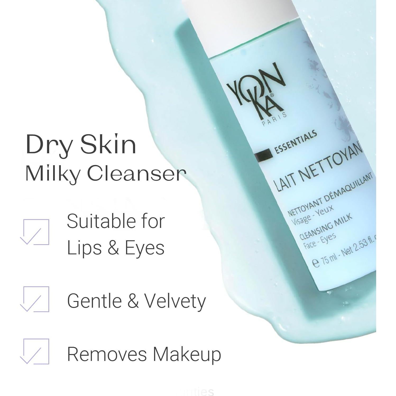 Limpiador Facial Suave Yonka Lait Nettoyant 70.87g - Hidratante