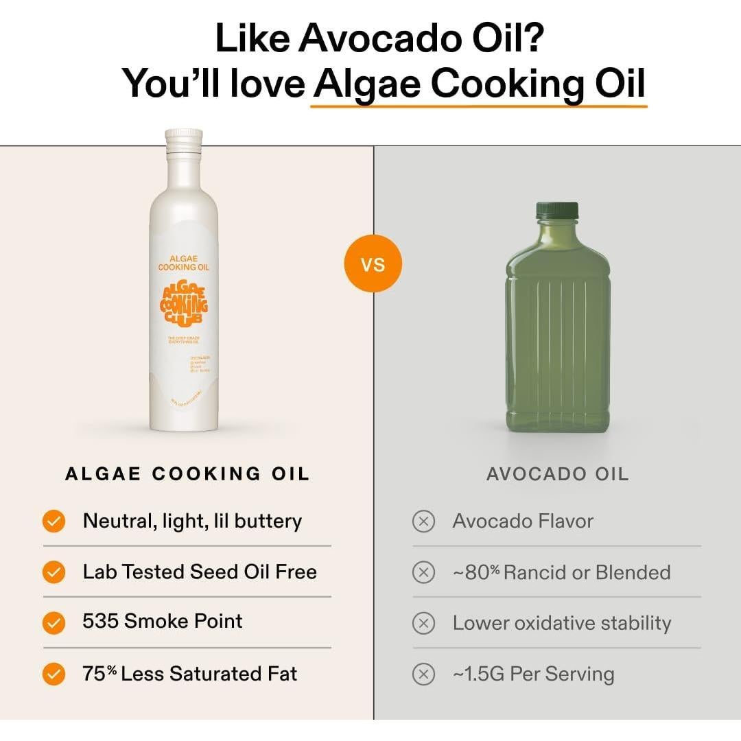 Aceite de Cocina de Algas Club de Cocina de Algas 473ml - Omega-9