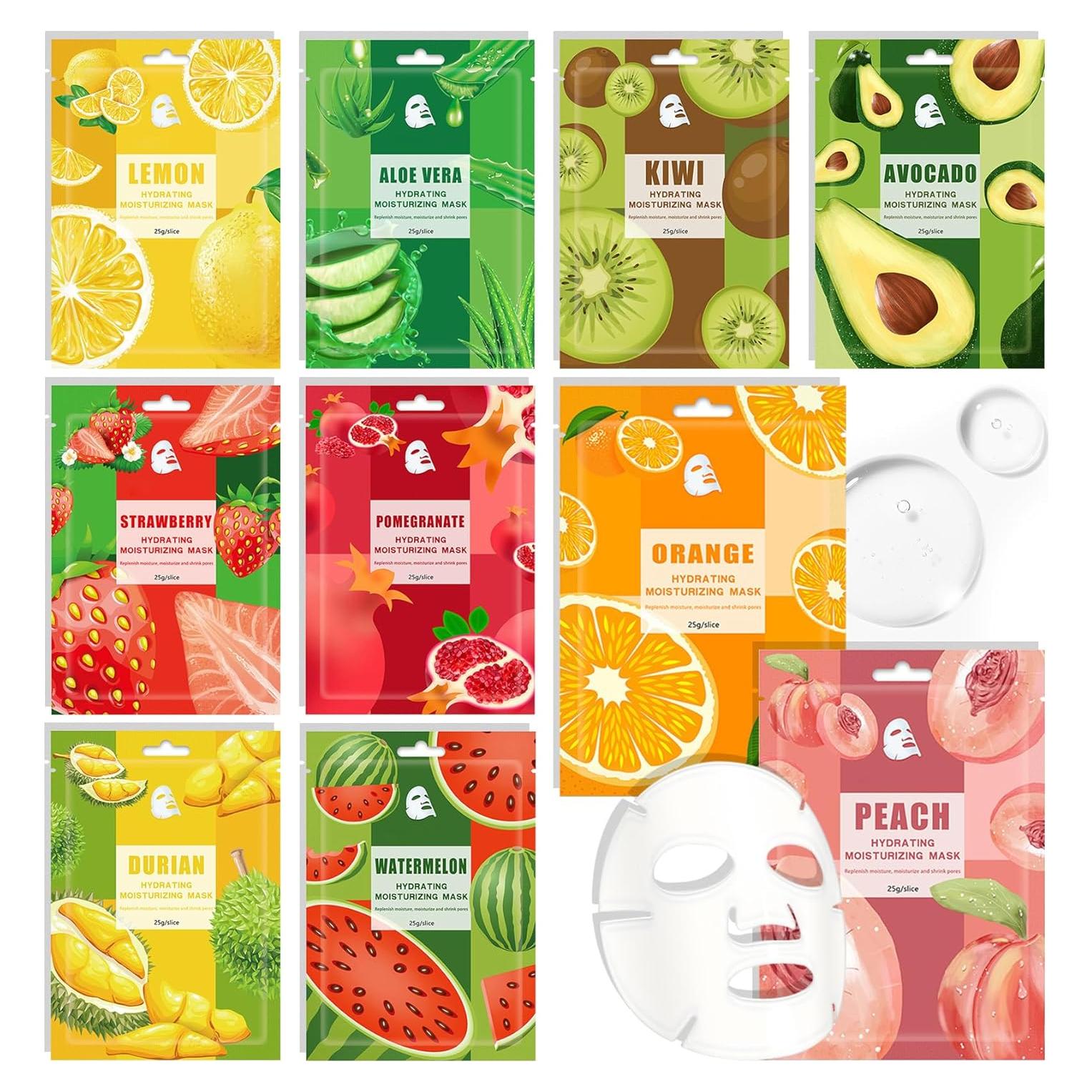 Set de 10 Mascarillas Faciales Hidratantes XMXueMei