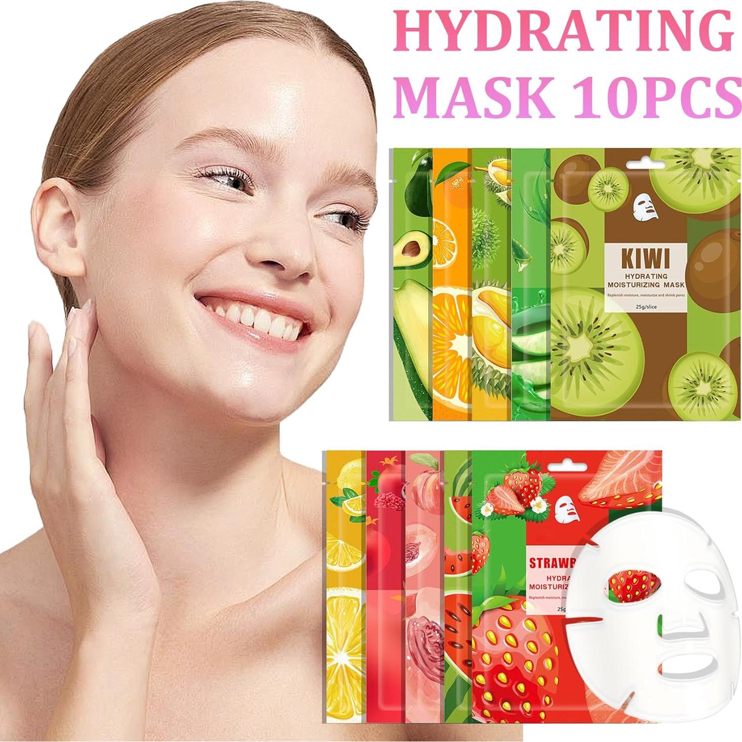 Set de 10 Mascarillas Faciales Hidratantes XMXueMei