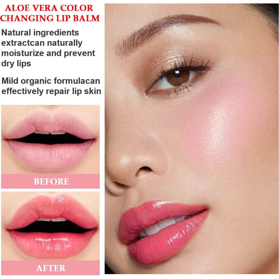 Bálsamo Labial Cambiante de Color BINGBRUSH Aloe Vera 1 Pcs