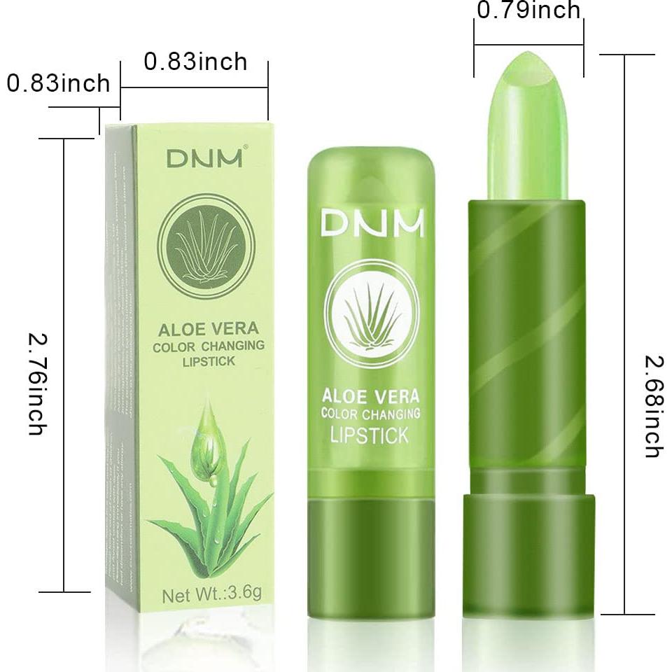 Bálsamo Labial Cambiante de Color BINGBRUSH Aloe Vera 1 Pcs
