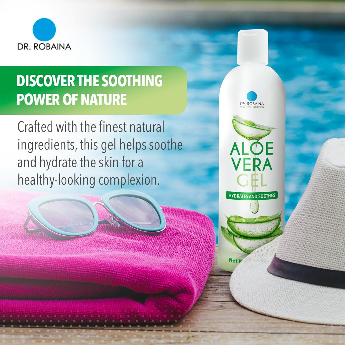 Gel de Aloe Vera Natural Dr. Robaina 340 g - Hidratante y Calmante