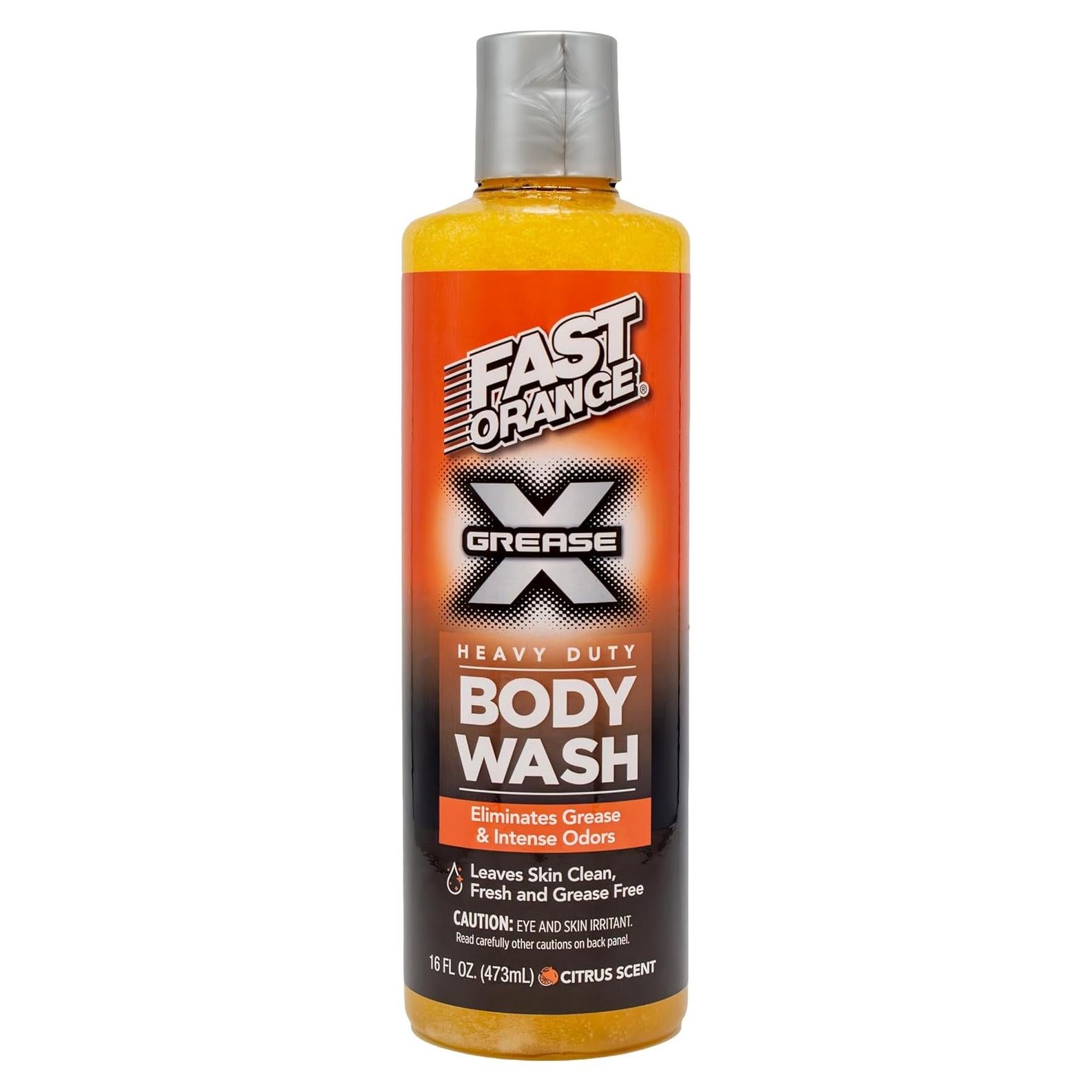 Jabón Corporal Fast Orange Grease X 16 Oz - Exfoliante Hidratante