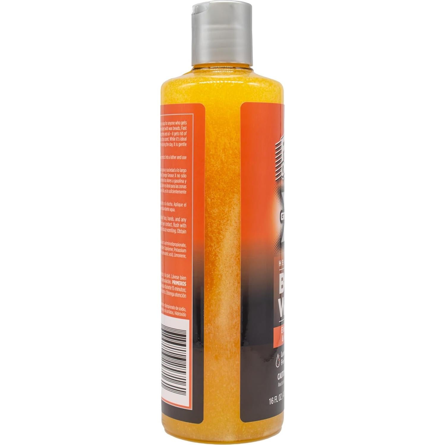Jabón Corporal Fast Orange Grease X 16 Oz - Exfoliante Hidratante