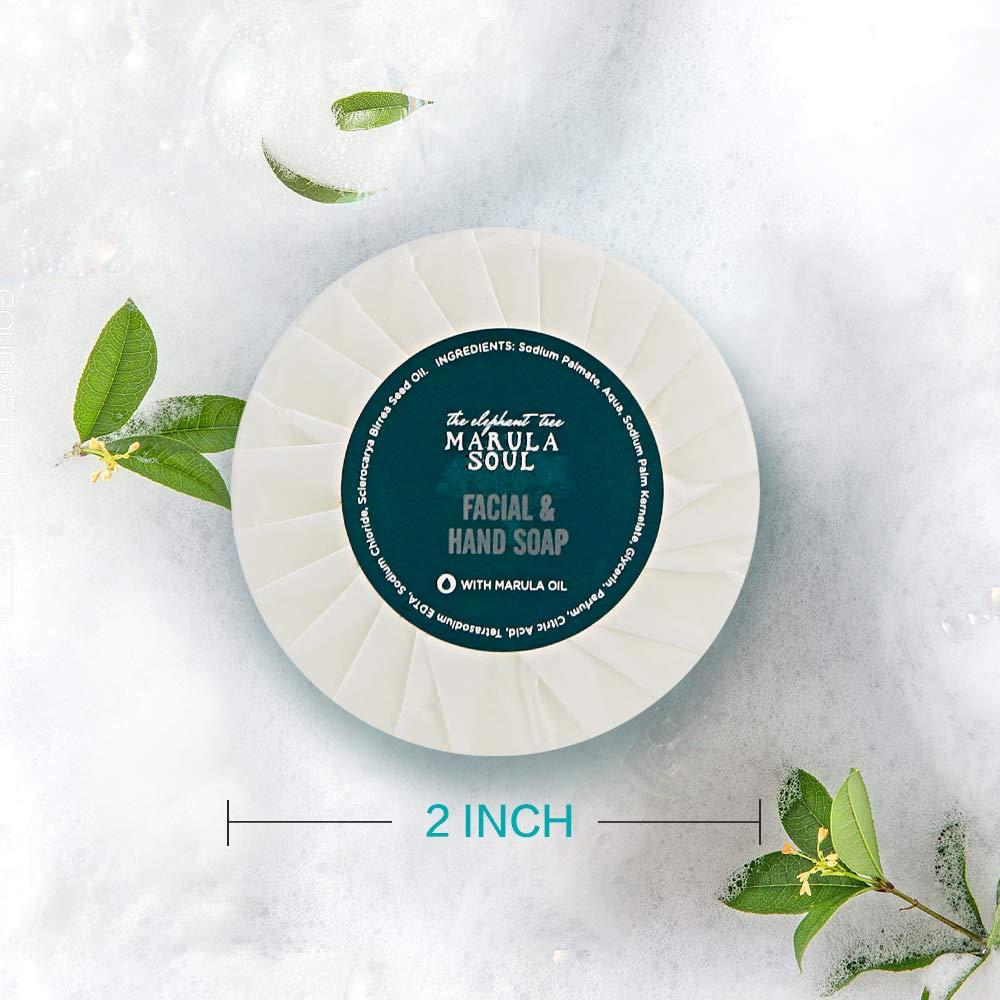 Jabón Redondo de Aceite de Marula OPPEAL - 120 Unidades - Aroma Ámbar