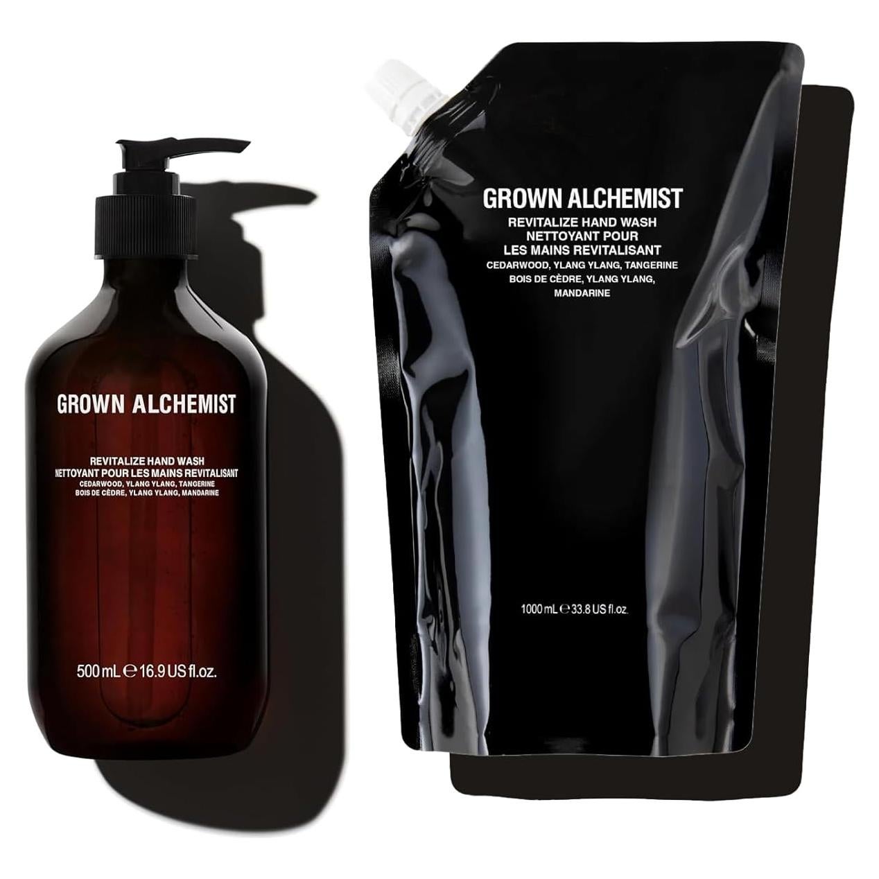 Juego de Jabón de Manos Revitalizante Grown Alchemist 1500ml