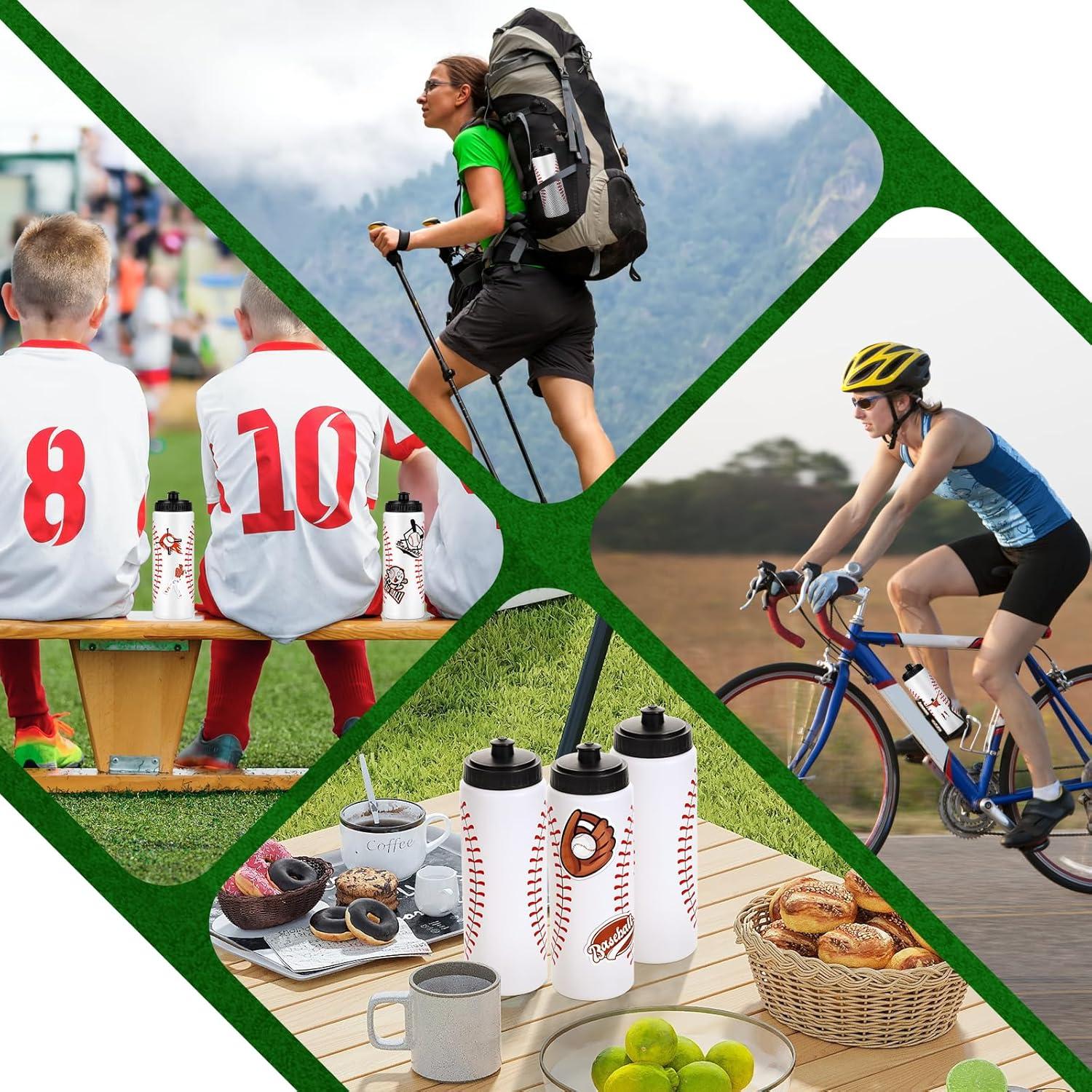 Botellas de Agua de Béisbol DI QIU REN 12 Pcs 590 ml