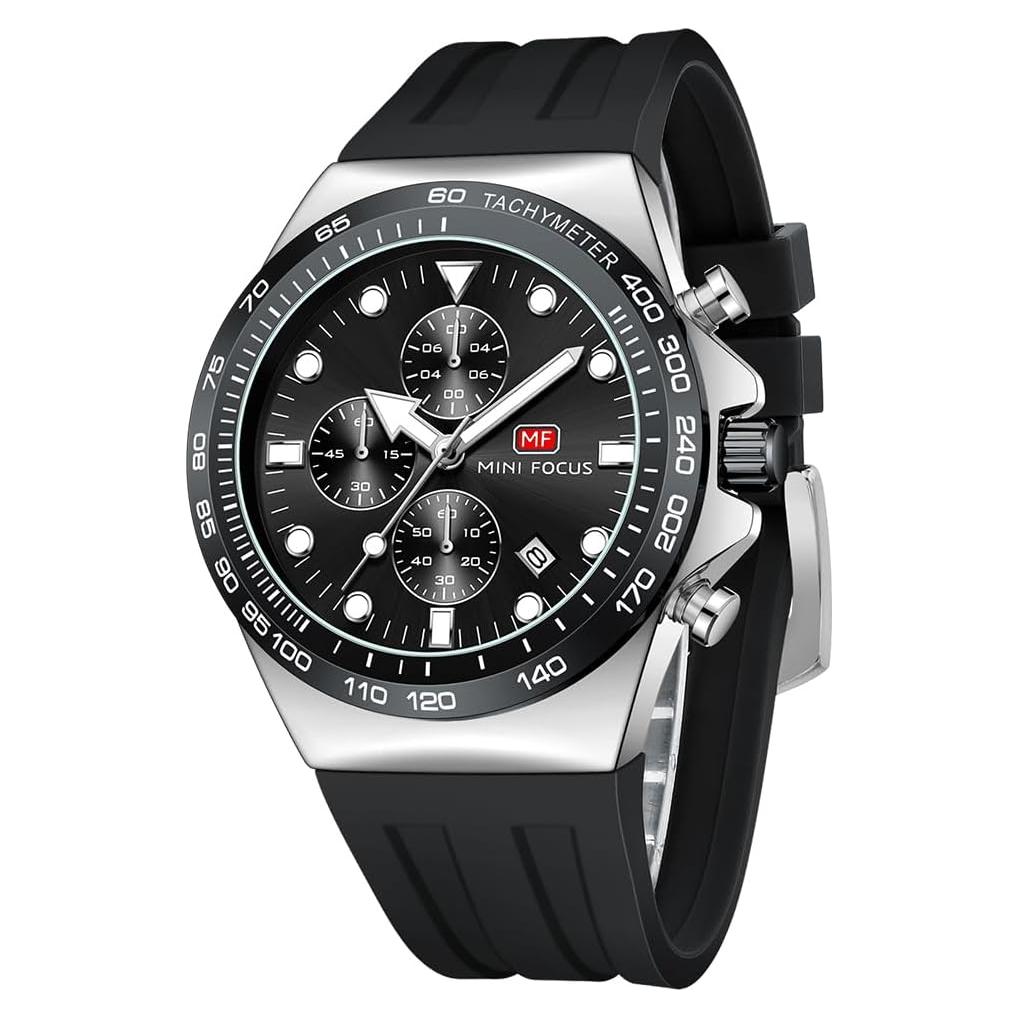 Reloj deportivo militar AIMES para hombres cronógrafo 47mm