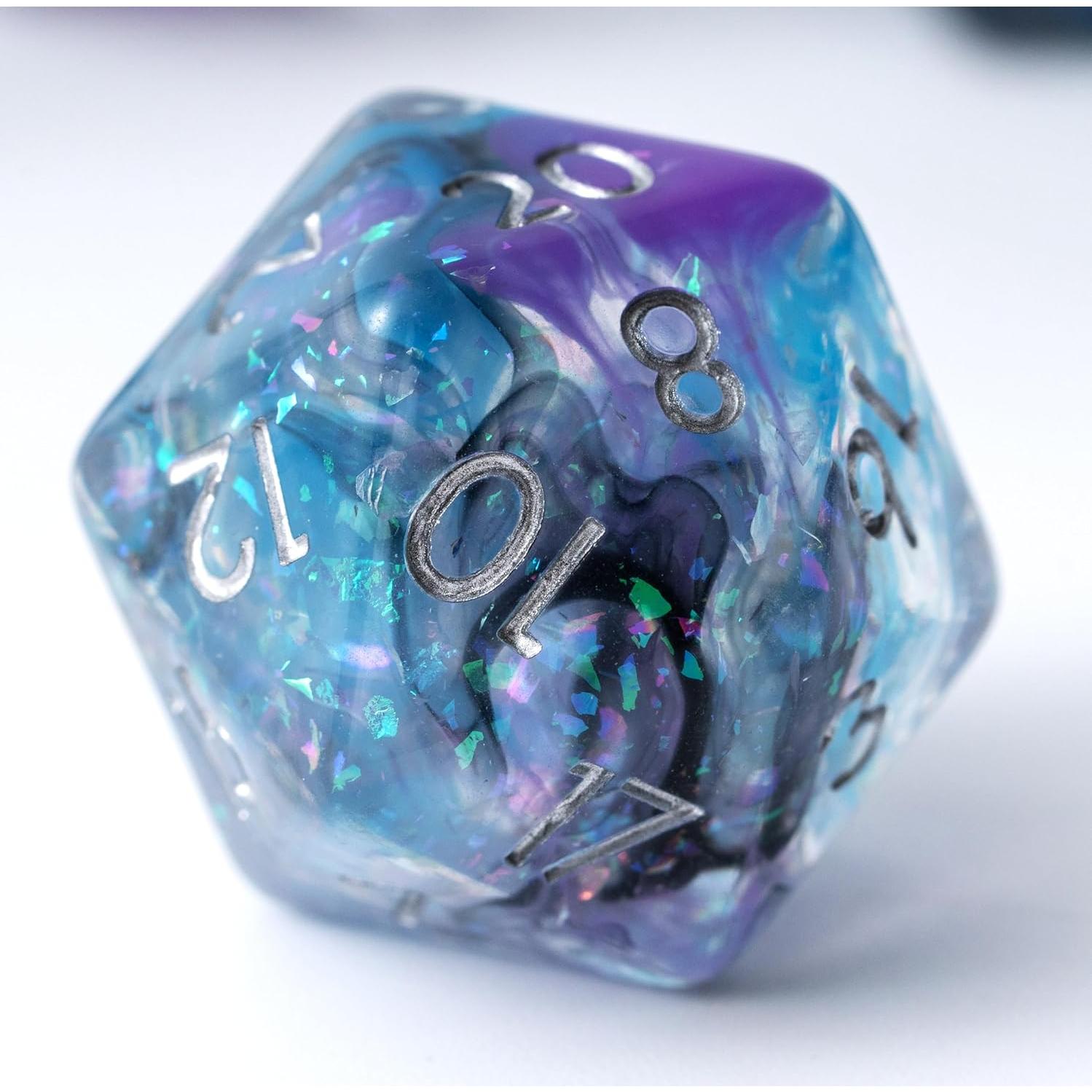 Juego de Dados Poliedricos Soar Forge - 7 Piezas Resina Astral