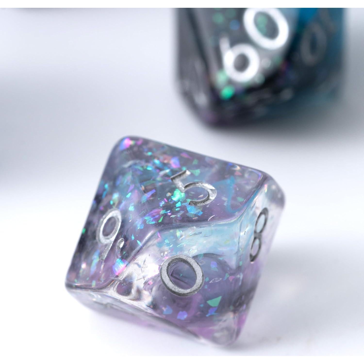 Juego de Dados Poliedricos Soar Forge - 7 Piezas Resina Astral