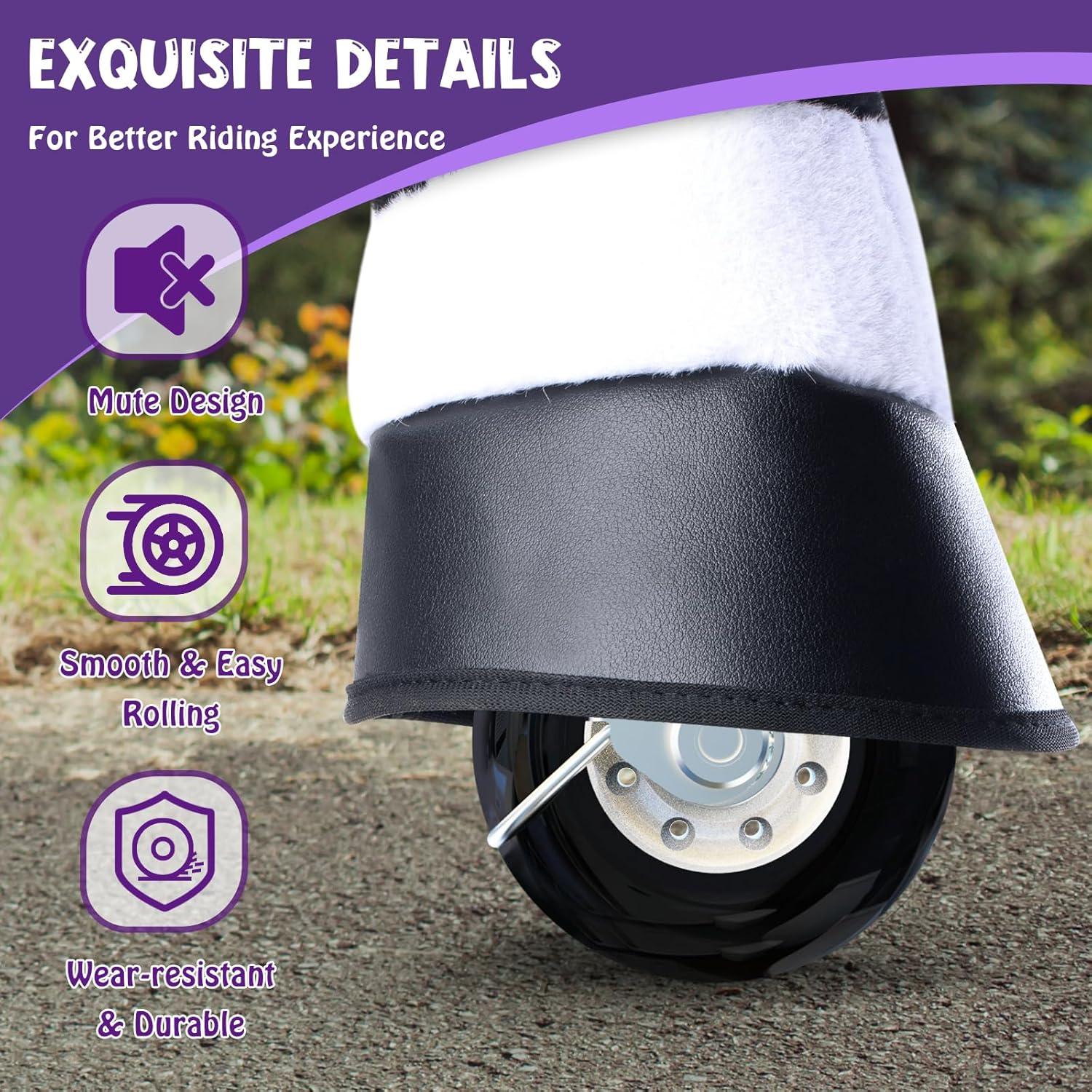 PonyCycle Caballo Negro para Montar Modelo E338 - 76 cm