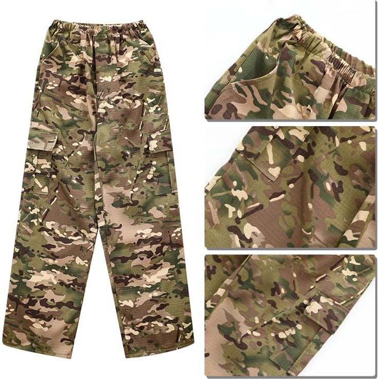 Ropa Táctica para Niños Camuflaje Militar - Uniforme Completo