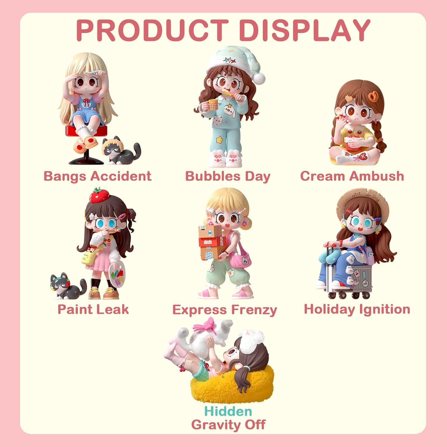 Conjunto de 6 figuras coleccionables Milay Daily Times