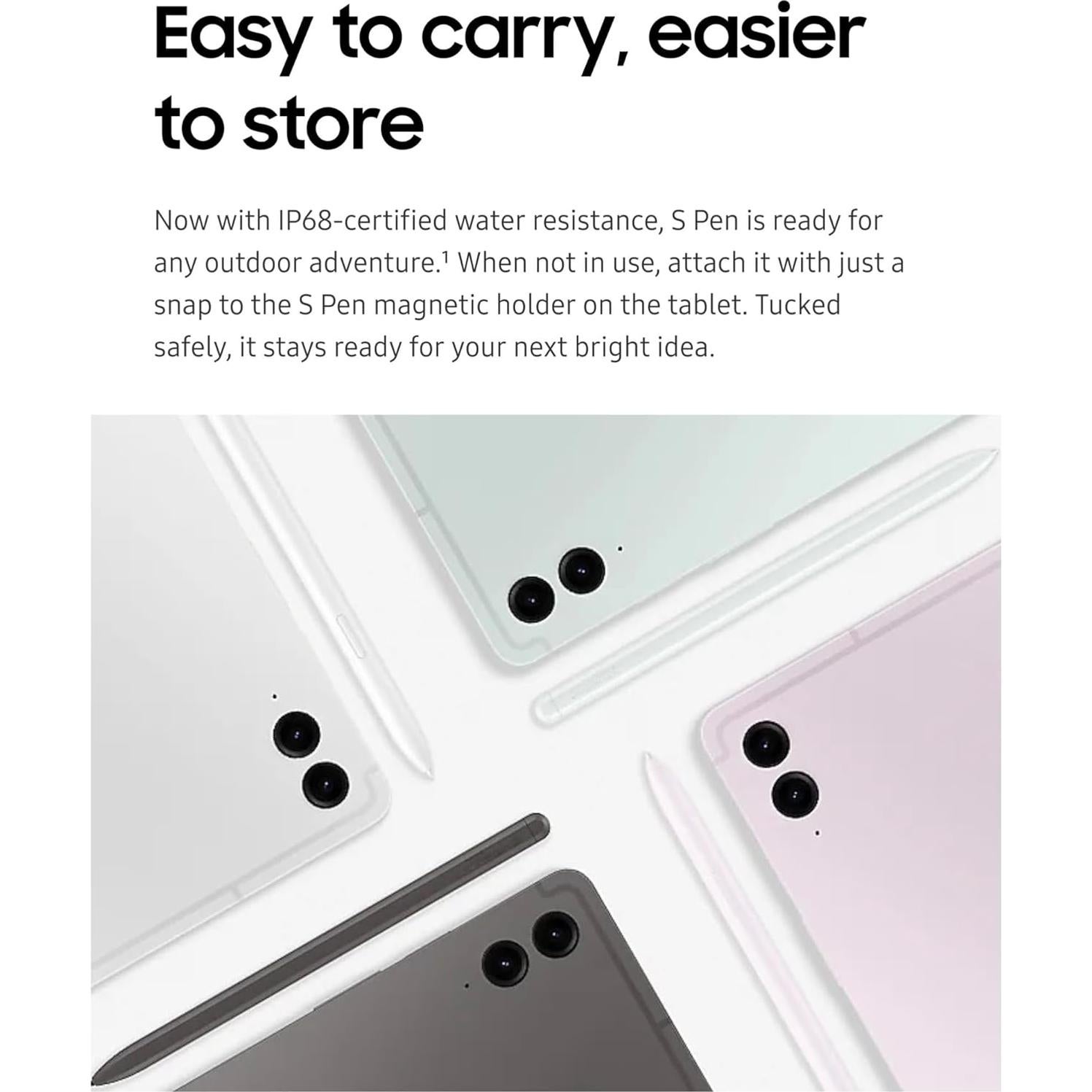 S Pen Reemplazo para Samsung Galaxy Tab S9 FE - Gris