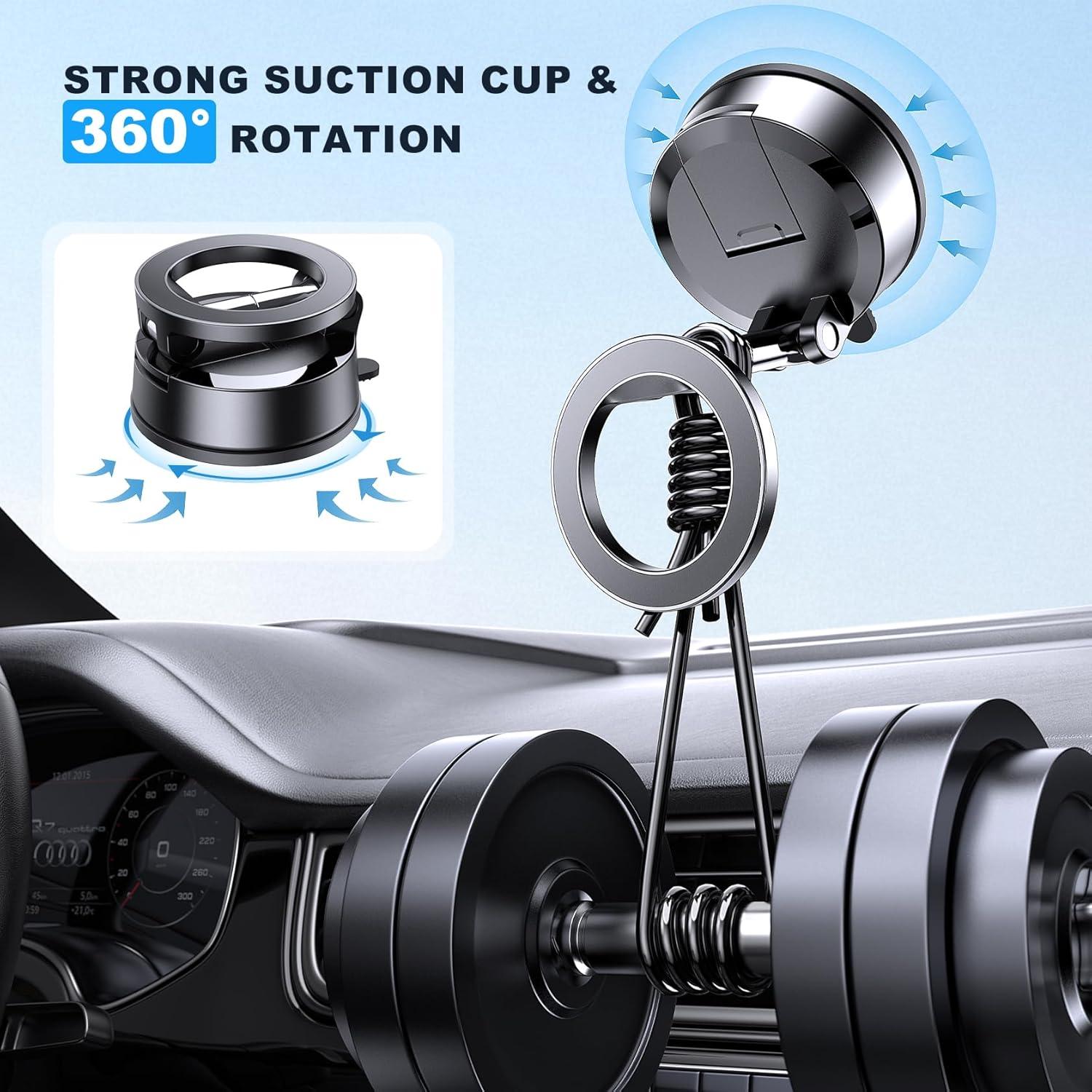 Soporte Magnético para Teléfono de Coche MOKPR Negro