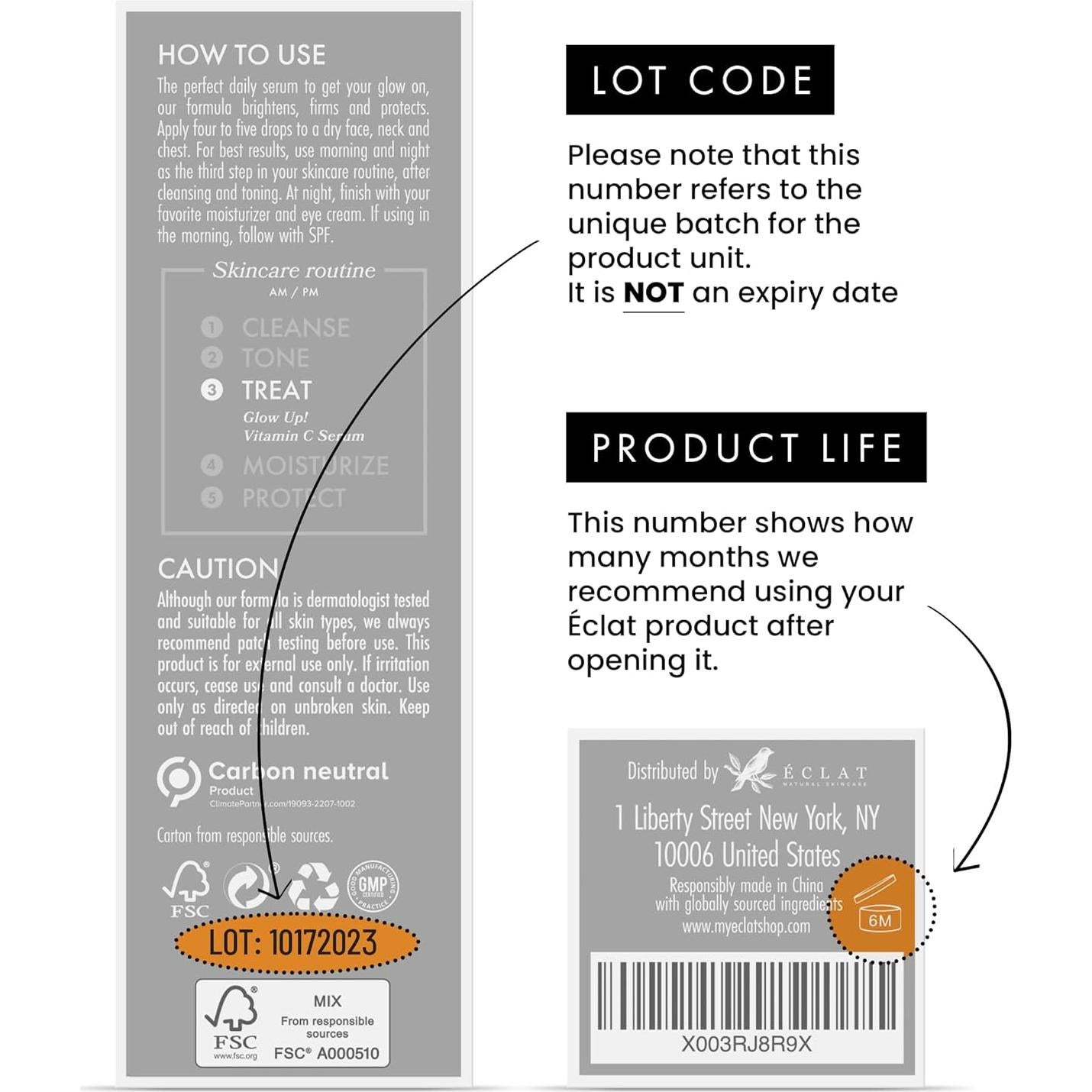 Crema Facial Anti-Envejecimiento Eclat Skincare 50ml Retinol 2.5%