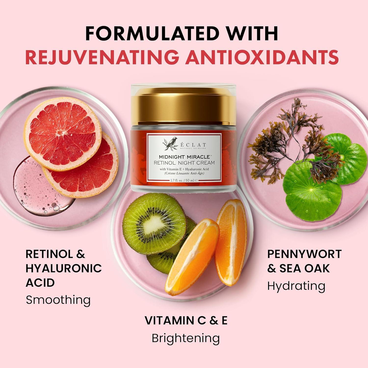 Crema Facial Anti-Envejecimiento Eclat Skincare 50ml Retinol 2.5%