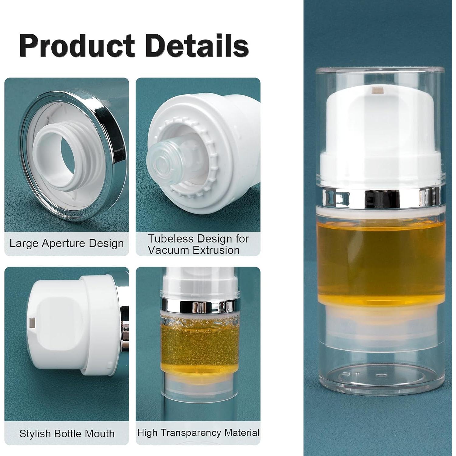 Set de 3 Botellas de Bomba Sin Aire Decorniqu 50ml