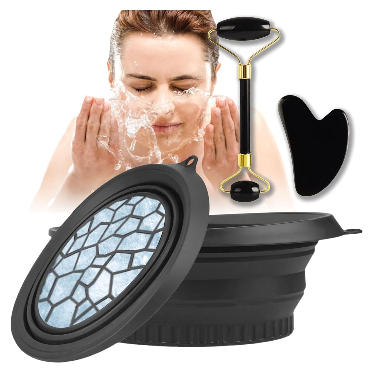 Juego de Baño de Hielo Facial Lummitwit 3 Piezas Silicona
