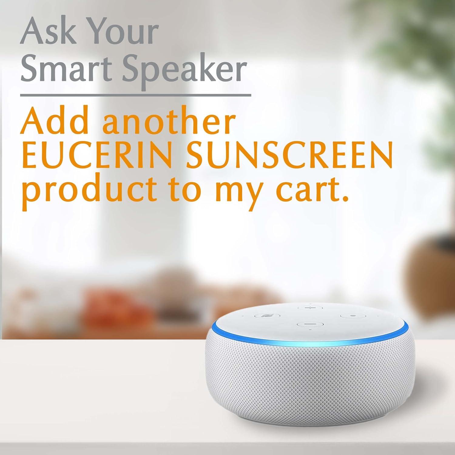 Protector Solar Eucerin SPF 50 + Hidratación Ácido Hialurónico