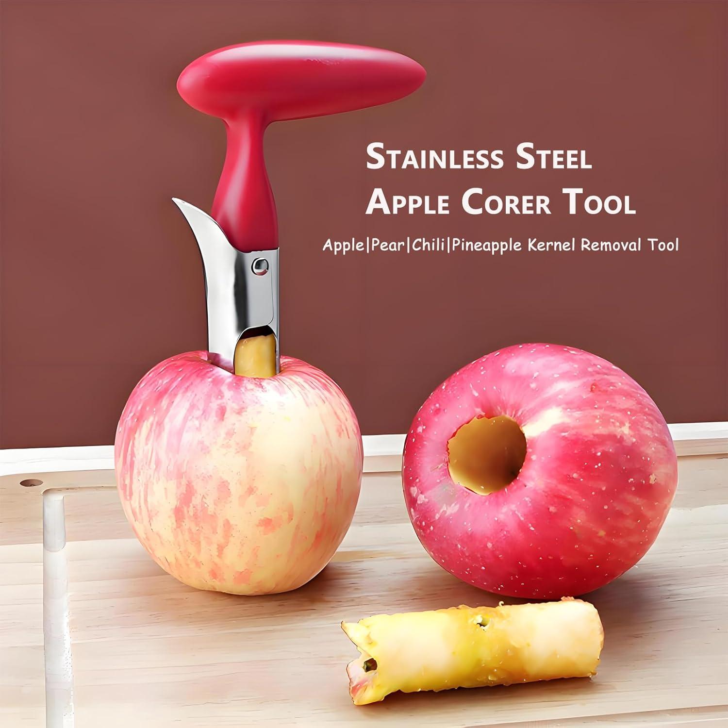 Descorazonador de Manzanas Kesttenn Acero Inoxidable Rojo