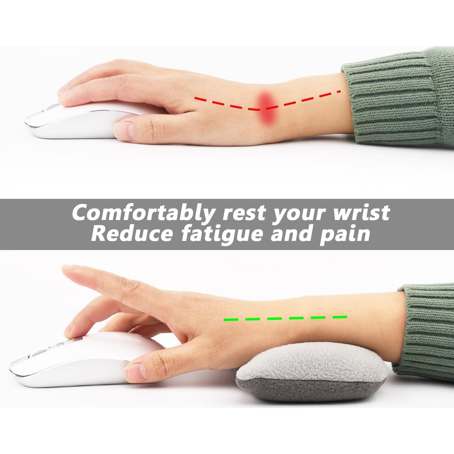 Descanso de Muñeca Ergonómico CandoCraft Grande Gris