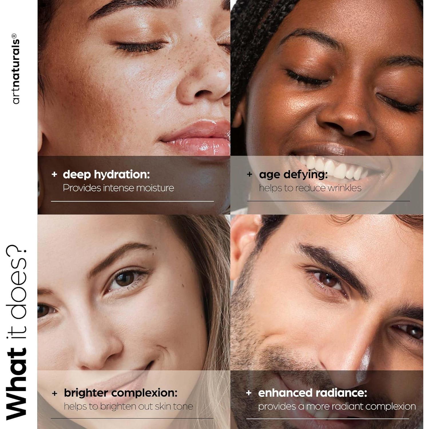 Set Antienvejecimiento ArtNaturals Vitamina C y Retinol 3x30ml