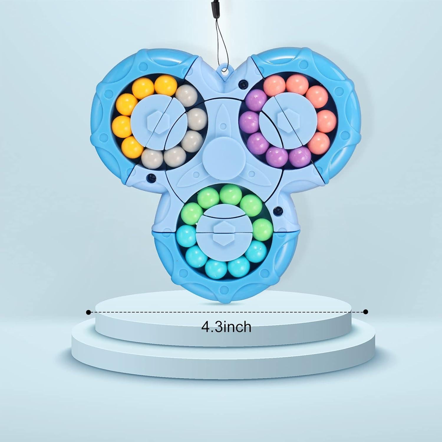 Juguete Antiestrés FRIUSATE Frijol Mágico 10.9cm Azul