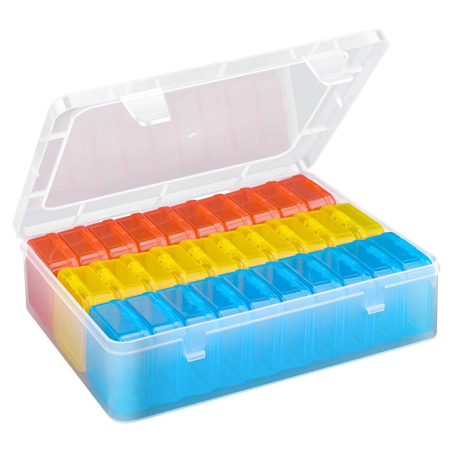Caja Organizadora de Perlas Mathtoxyz 31 Piezas Transparente