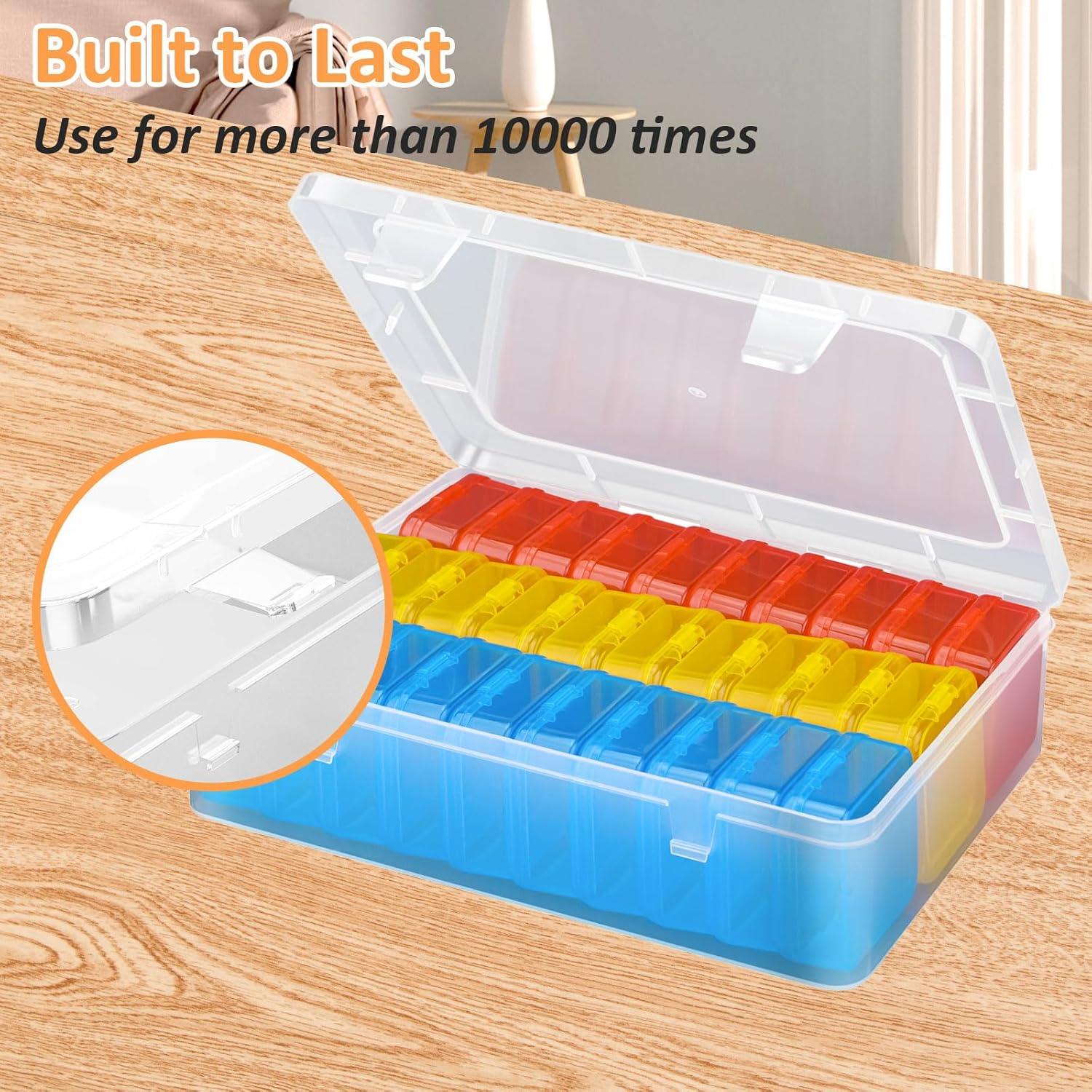 Caja Organizadora de Perlas Mathtoxyz 31 Piezas Transparente