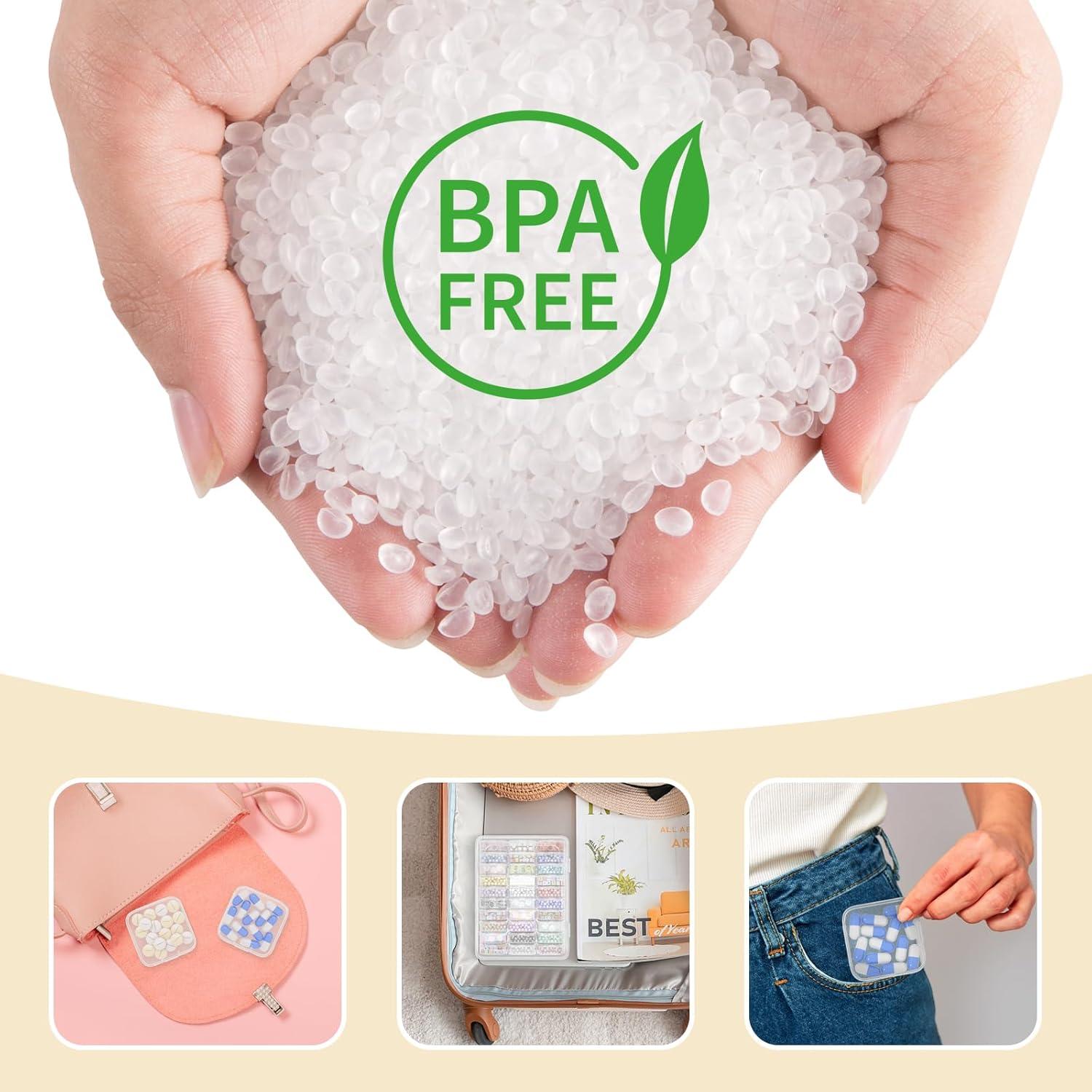 Caja Organizadora de Perlas Mathtoxyz 31 Piezas Transparente