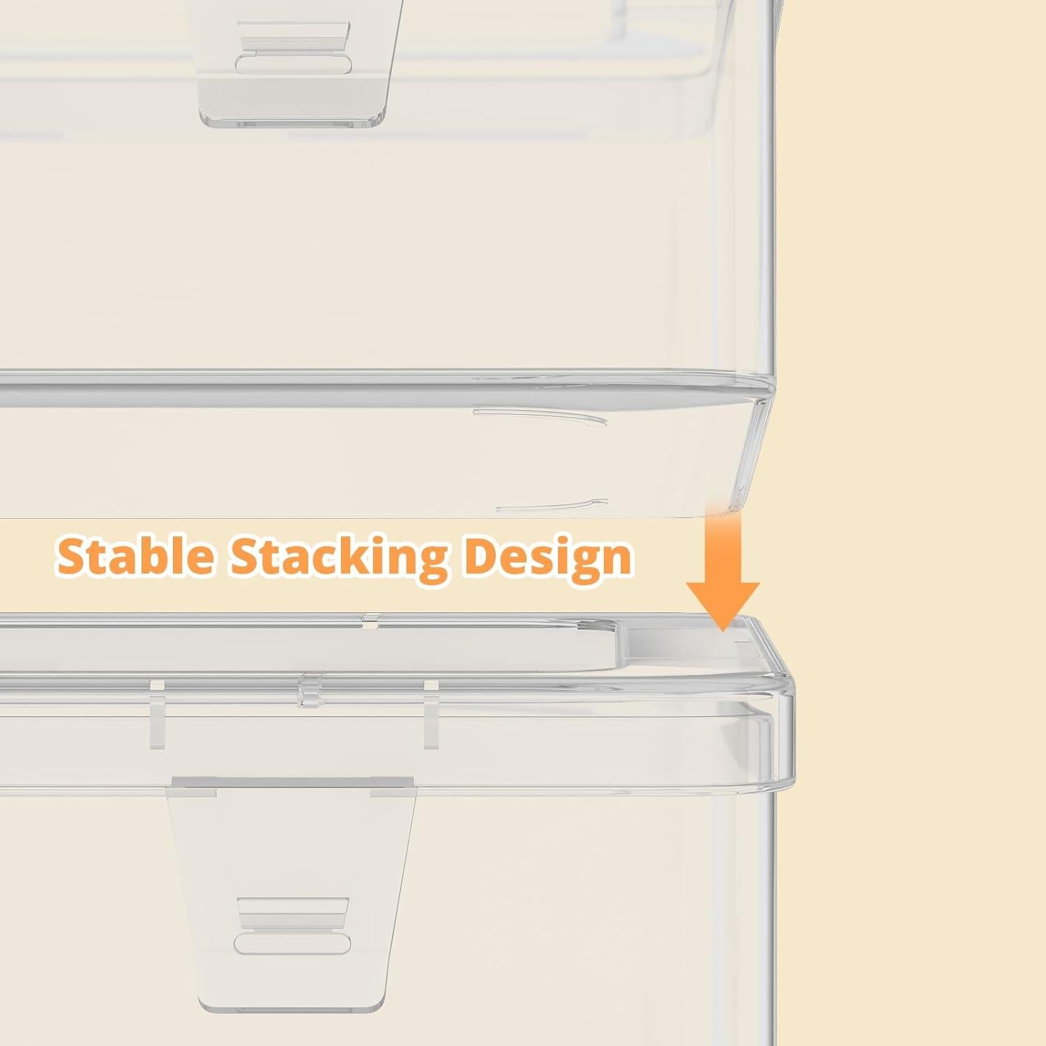 Caja Organizadora de Perlas Mathtoxyz 31 Piezas Transparente