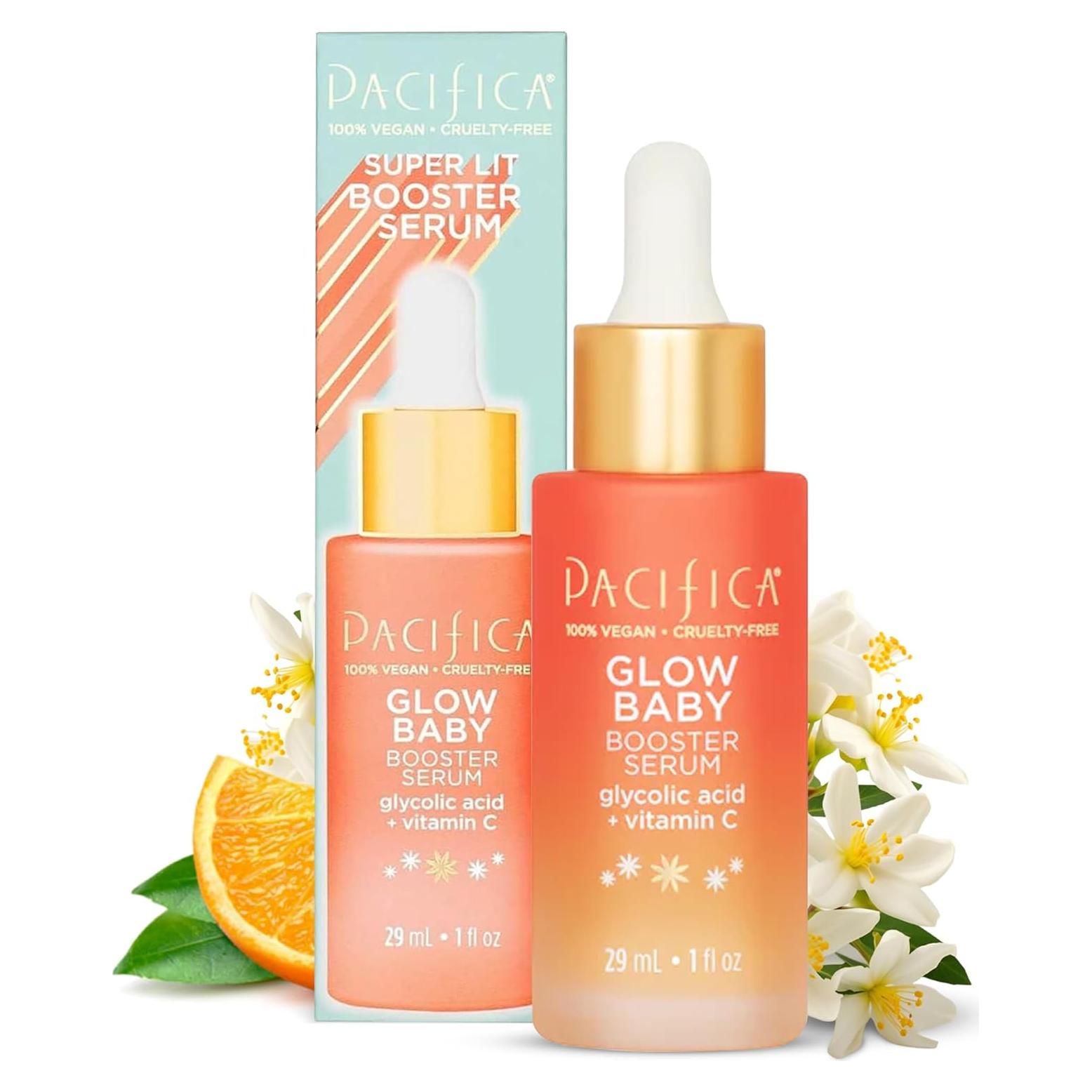 Suero Facial Glow Baby Pacifica - Vitamina C y AHA 109g