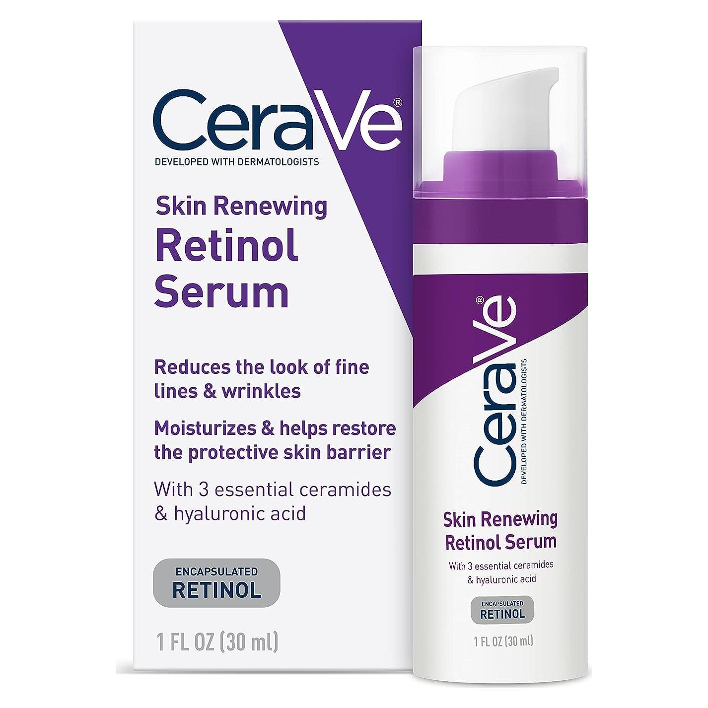Suero Anti Envejecimiento CeraVe 30 g con Retinol y Ácido Hialurónico