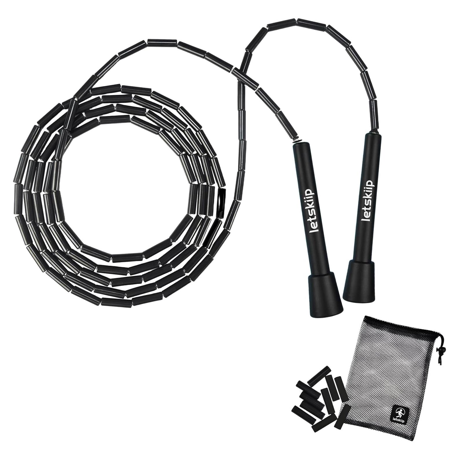 Cuerda de Salto Ajustable letskiip con Cuentas - 3.05 m