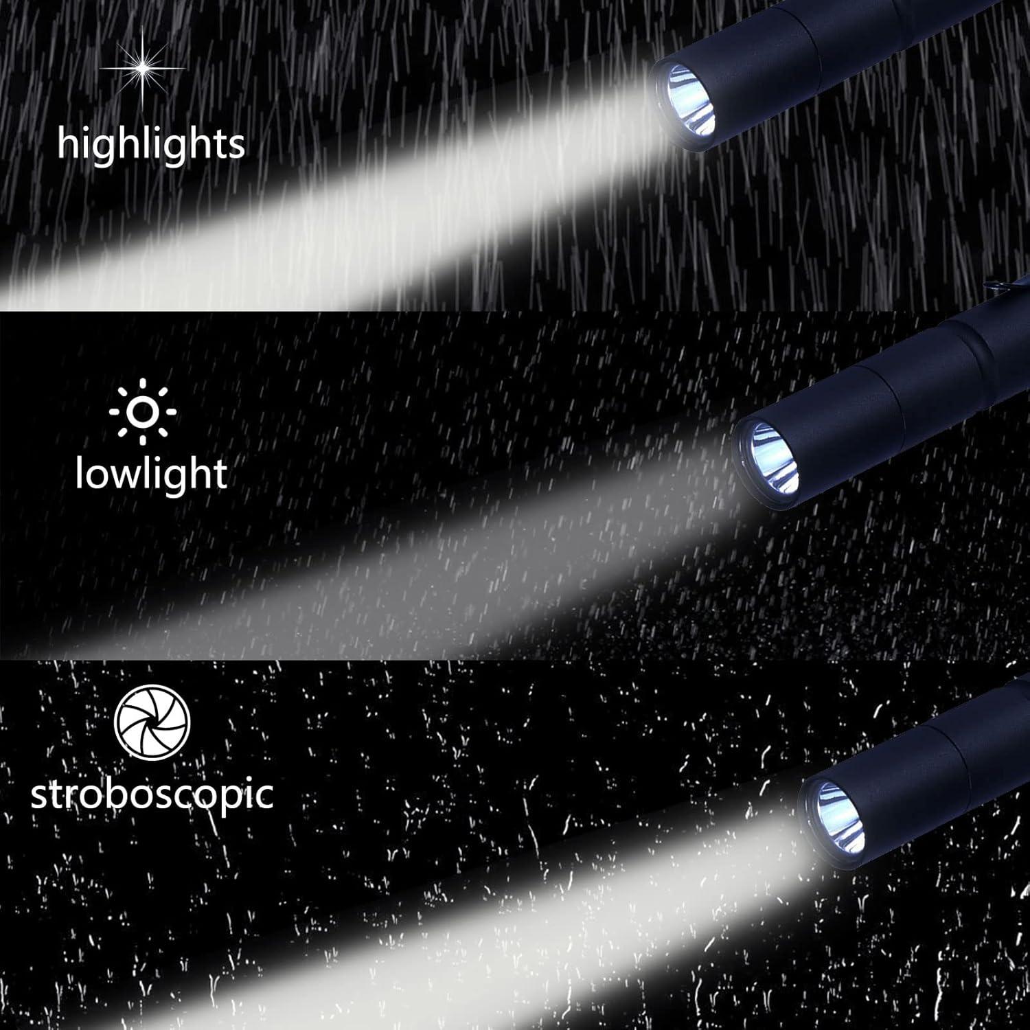 Paquete de 2 Linternas de Bolígrafo LED CASTNOO IP67
