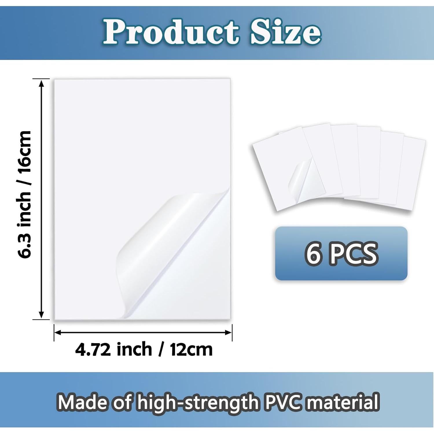 Kit de Parche de Reparación de Vinilo Autoadhesivo - 6 Piezas