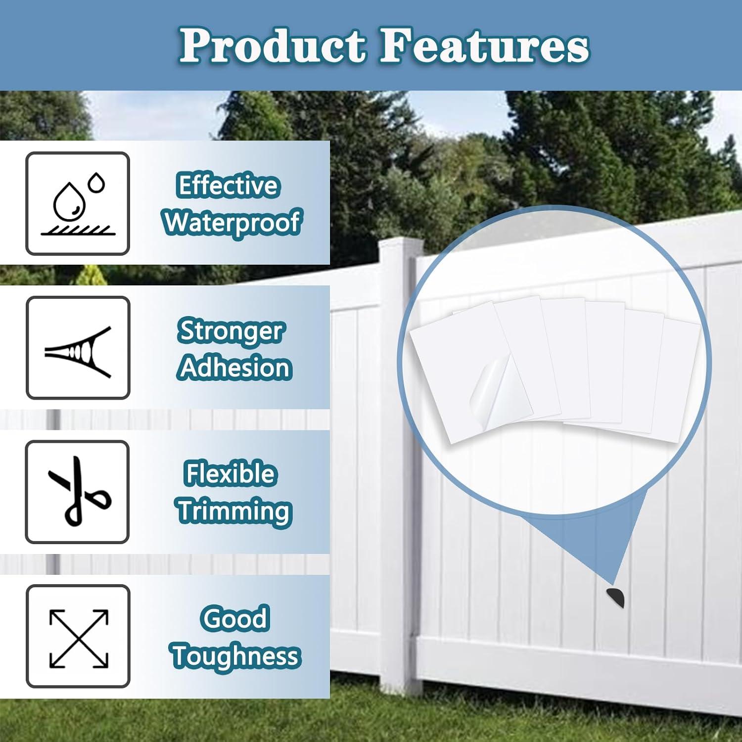 Kit de Parche de Reparación de Vinilo Autoadhesivo - 6 Piezas