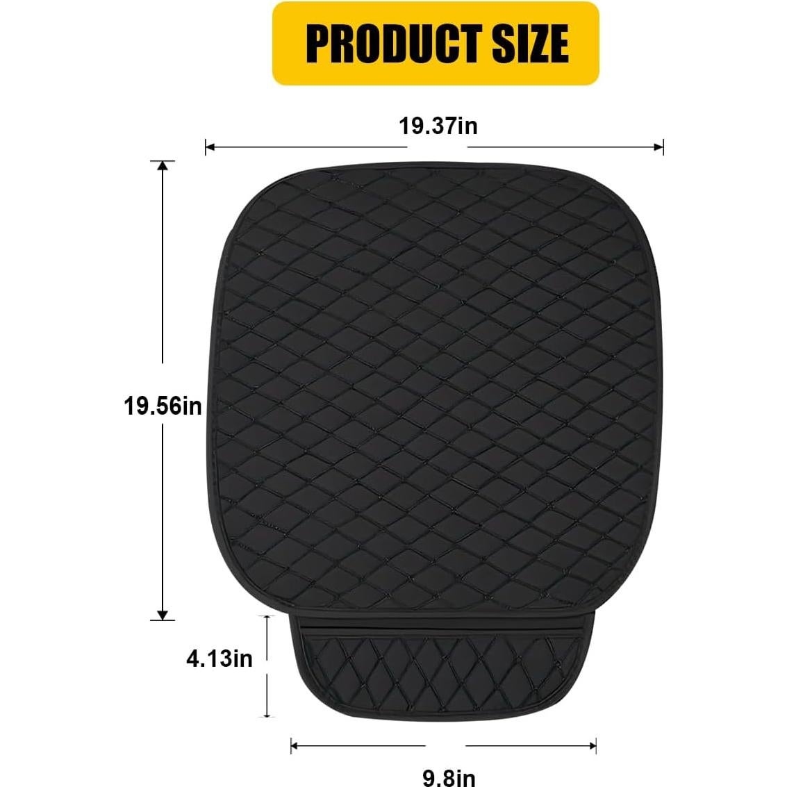 Funda de Asiento de Coche DUSCOKE Lino Antideslizante 49.7x49.1cm
